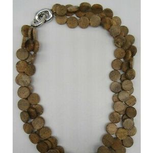ANGELA CUMMINGS jasper and silver necklace